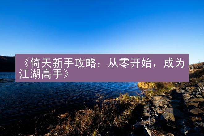 《倚天新手攻略：从零开始，成为江湖高手》